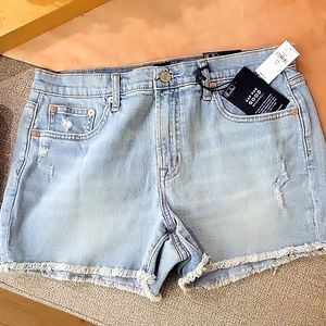 Gap denim shorts. NWT. Super cute. 8 tall. Not too tall. Great fit!